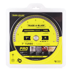 Trade A Blade 7 in. D X 5/8 in. Diamond Turbo Rim Blade 1 each