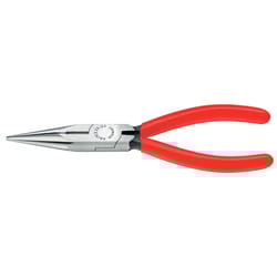 Knipex 6-1/4 in. Steel Long Nose Pliers/Cutter
