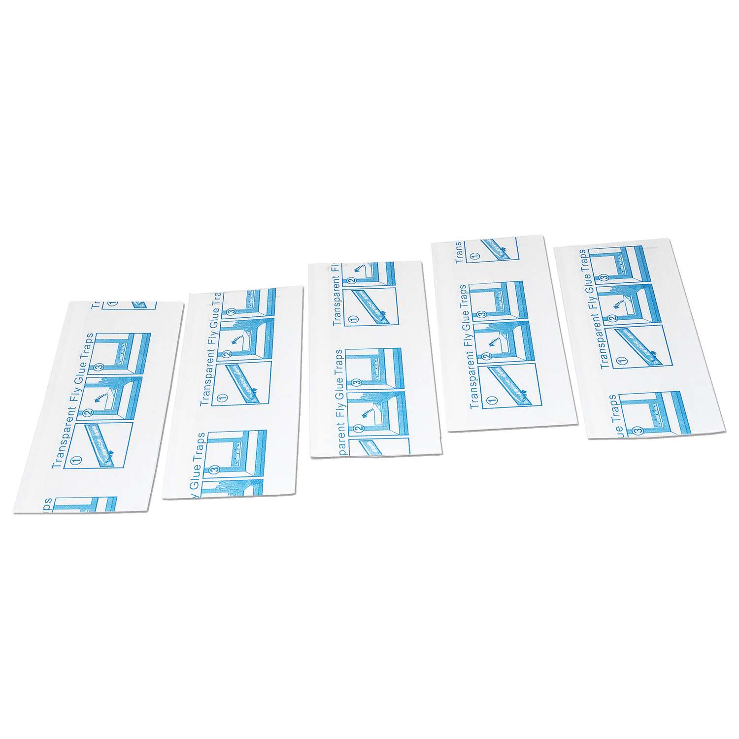 12 Pack Window Fly Traps Sticky Fly Paper Strips Indoor Fly Catcher Clear  Trap