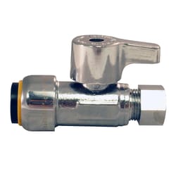 Apollo Tectite 1/2 in. PTC in to X 3/8 in. Compression Brass Straight Stop Valve