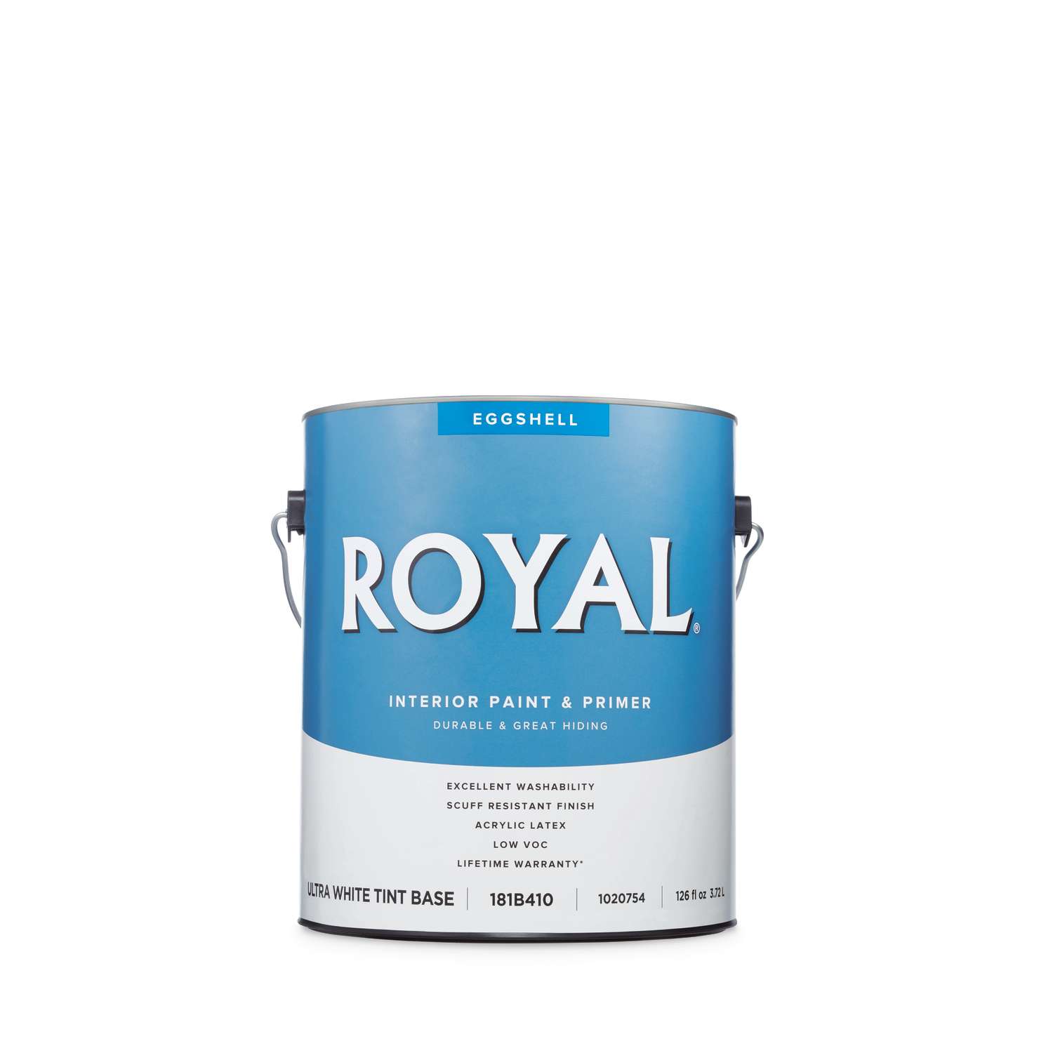 Royal Eggshell Tint Base Ultra White Base Acrylic Latex Paint and