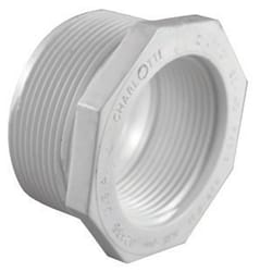 Charlotte Pipe Schedule 40 1 in. MPT X 1/2 in. D FPT PVC Reducing Bushing