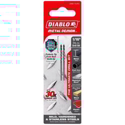 Diablo Metal Demon 11/64 in. X 3.1 in. L Metal Drill Bit 3-Flat Shank 1 pc