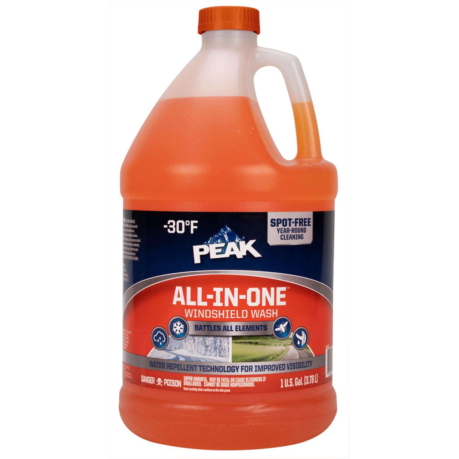 Peak All in One 30 deg Windshield Cleaner/DeIcer 1 gal Ace Hardware