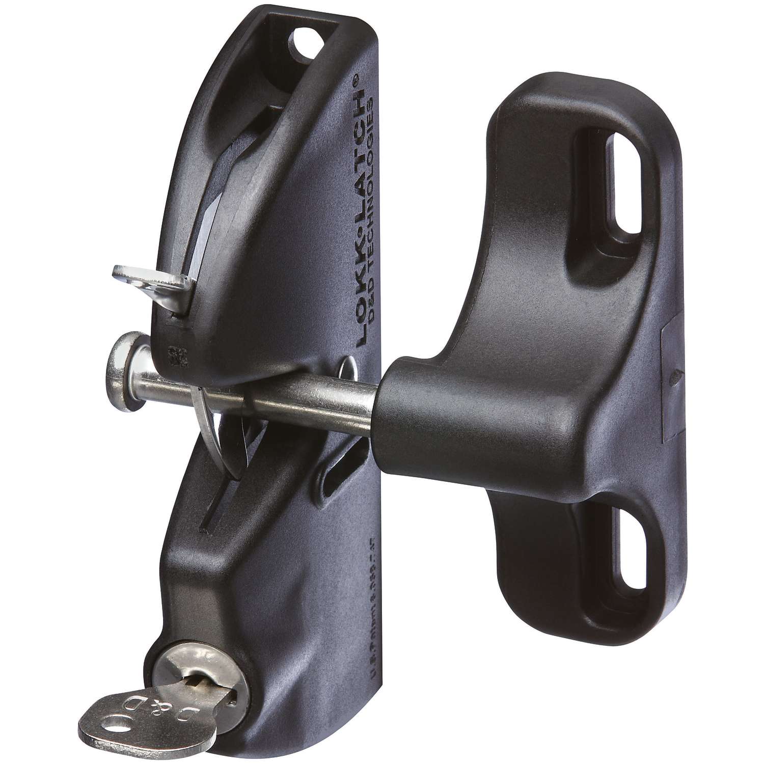 National Hardware 4.56 in. L Polymer/Stainless Steel Automatic Gate Latch Ace Hardware