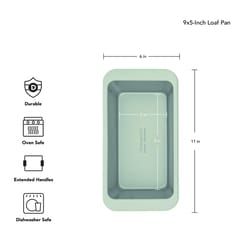 KitchenAid 5 in. W X 9 in. L Loaf Pan Pistachio 1 pc