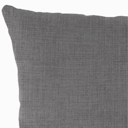 Jordan Manufacturing Gray Polyester Toss Pillow