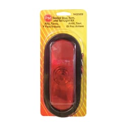 Peterson Red Oval Stop/Tail/Turn Light Kit