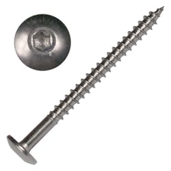 Screw Products AURA No. 10 X 2.5 in. L Star Cabinet Screws 1 lb 71 pk