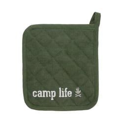 Pavilion We People Green Camp Life Cotton Pot Holder