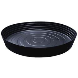 Curtis Wagner Plastics 3.75 in. H X 25 in. W X 25 in. D X 25 in. D Plastic Plant Saucer Black