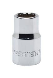 Crescent 16 mm S X 3/8 in. drive S Metric 12 Point Standard Socket 1 pc