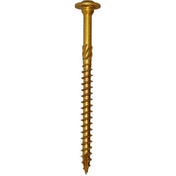 GRK Fasteners No. 10 X 3-1/8 in. L Star Washer Head W-Cut Structural Screws