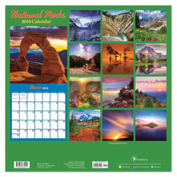 TF Publishing National Parks Calendar Fiber/Paper Laminate 1 pk