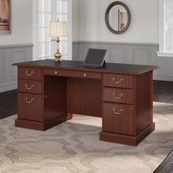 Bush Furniture Saratoga 30.55 in. H X 65.98 in. W X 29.45 in. L Rectangular Executive Desk