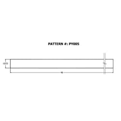 Alexandria Moulding 4 in. W X 4 in. L X 0.5 in. Plywood