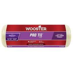 Wooster Pro Tiz Foam 9 in. W X 3/16 in. Regular Paint Roller Cover 1 pk