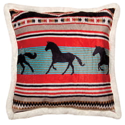 Carstens Inc 18 in. H X 18 in. L Multicolored Polyester Pillow