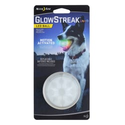 Nite Ize GlowStreak Assorted Rubber GlowStreak Glow Ball