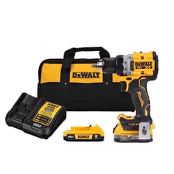 DEWALT 20V MAX 2 Tools Combo Kit, Chuck Size 1/2 in., Drive Size 1/4 in.,  Model# DCK225D2