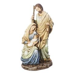 Roman Santa Multicolored Holy Family Indoor Christmas Decor 10.5 in.