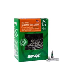 SPAX No. 8 in. X 1-1/4 in. L Gray Star Flat Head Deck Screws 1 lb 230 pc