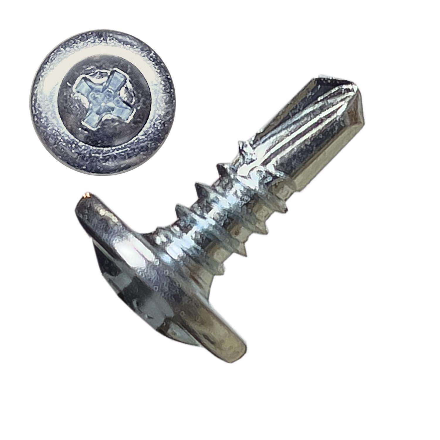 Screw Products No. 8 X 1/2 in. L Phillips Truss Head Sheet Metal Screws