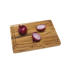 Lipper International 12 in. L X 9 in. W X 0.63 in. Teak Wood Cutting Board