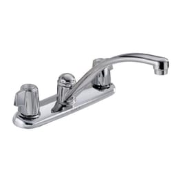 Delta Classic Two Handle Chrome Pull-Down Kitchen Faucet