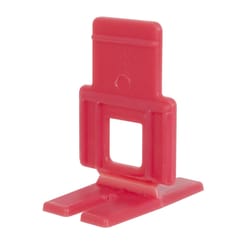 QEP 1.55 in. H X 0.78 in. W X .06 in. L Plastic Tile Leveling Clips 100 pk