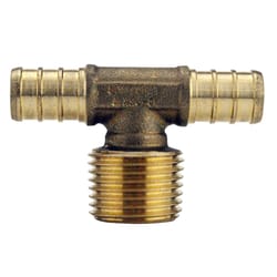 Apollo 1/2 in. PEX Barb in to X 1/2 in. D Barb Brass Tee