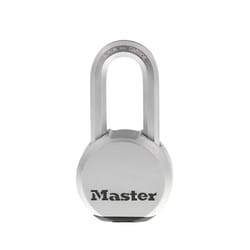Master Lock 4-45/64 in. H X 1-19/64 in. W X 2-1/2 in. L Steel Ball Bearing Locking Padlock