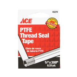 Ace White 3/4 in. W X 300 in. L Thread Seal Tape