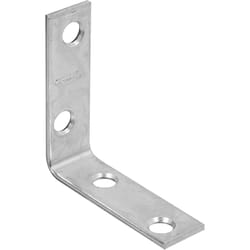 National Hardware 2 in. H X 0.63 in. W X 0.08 in. D Zinc-Plated Steel Inside Corner Brace