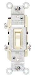 Leviton CO/ALR 15 amps Toggle Switch Ivory 1 pk