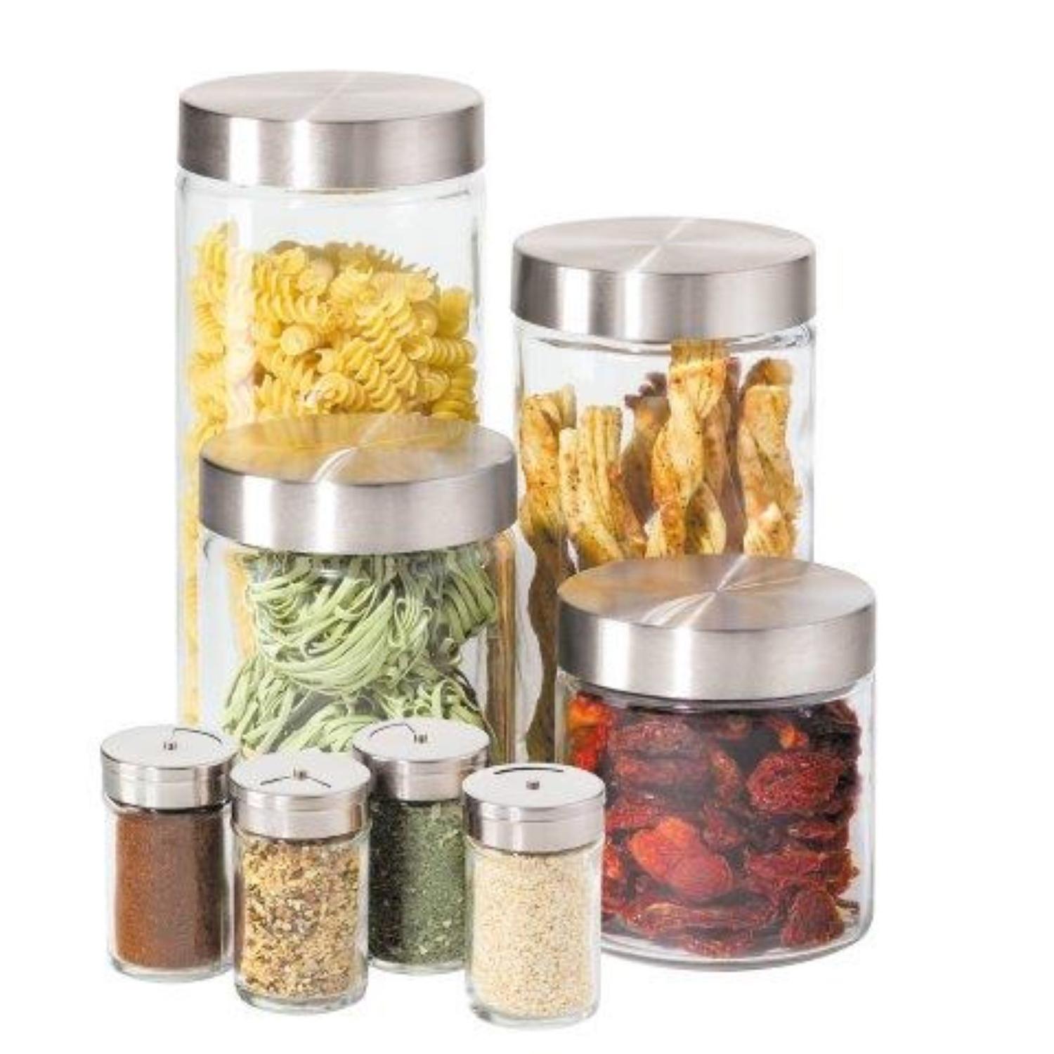 OGGI Clear Canister Set 8 pk Sansujyuku sansujyuku.com