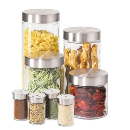 OGGI Silver Clamp Canister Set 4 pk - Ace Hardware