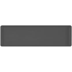 Novelty 1 in. H X 30 in. W X 7 in. D Plastic Countryside Flowerbox Tray Flower Box Tray Black