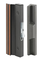 Prime-Line Wood/Brown Steel Outdoor Door Handle Set