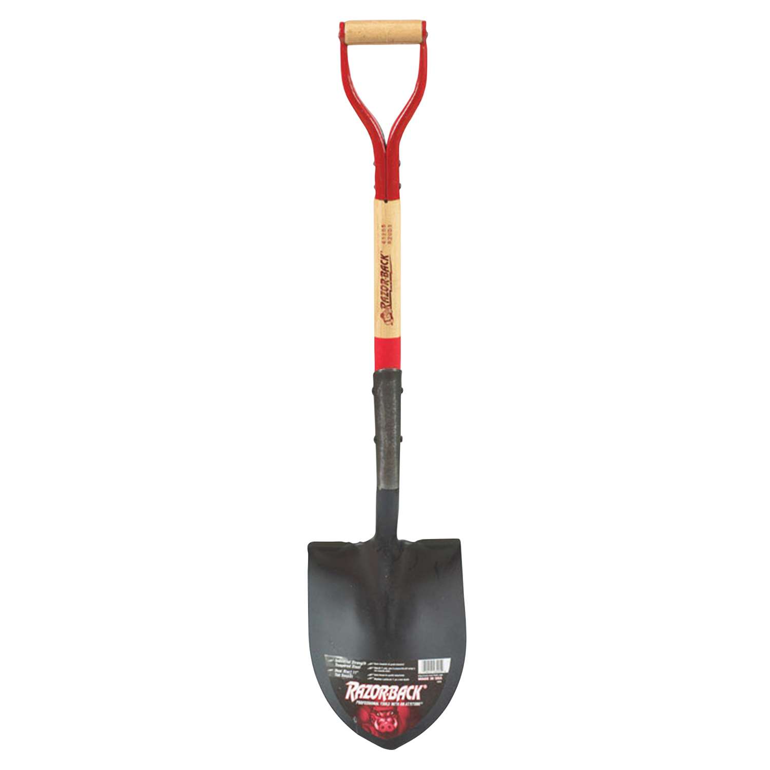 RazorBack 41.5 in. Steel Round Shovel Wood Handle Ace Hardware