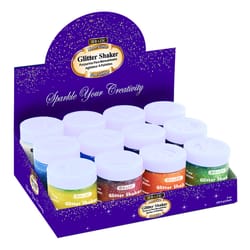 Bazic Products Assorted Neon Glitter Shaker Exterior and Interior 2 oz