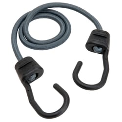 Keeper Gray Bungee Cord 32 in. L X 0.374 in. 1 pk