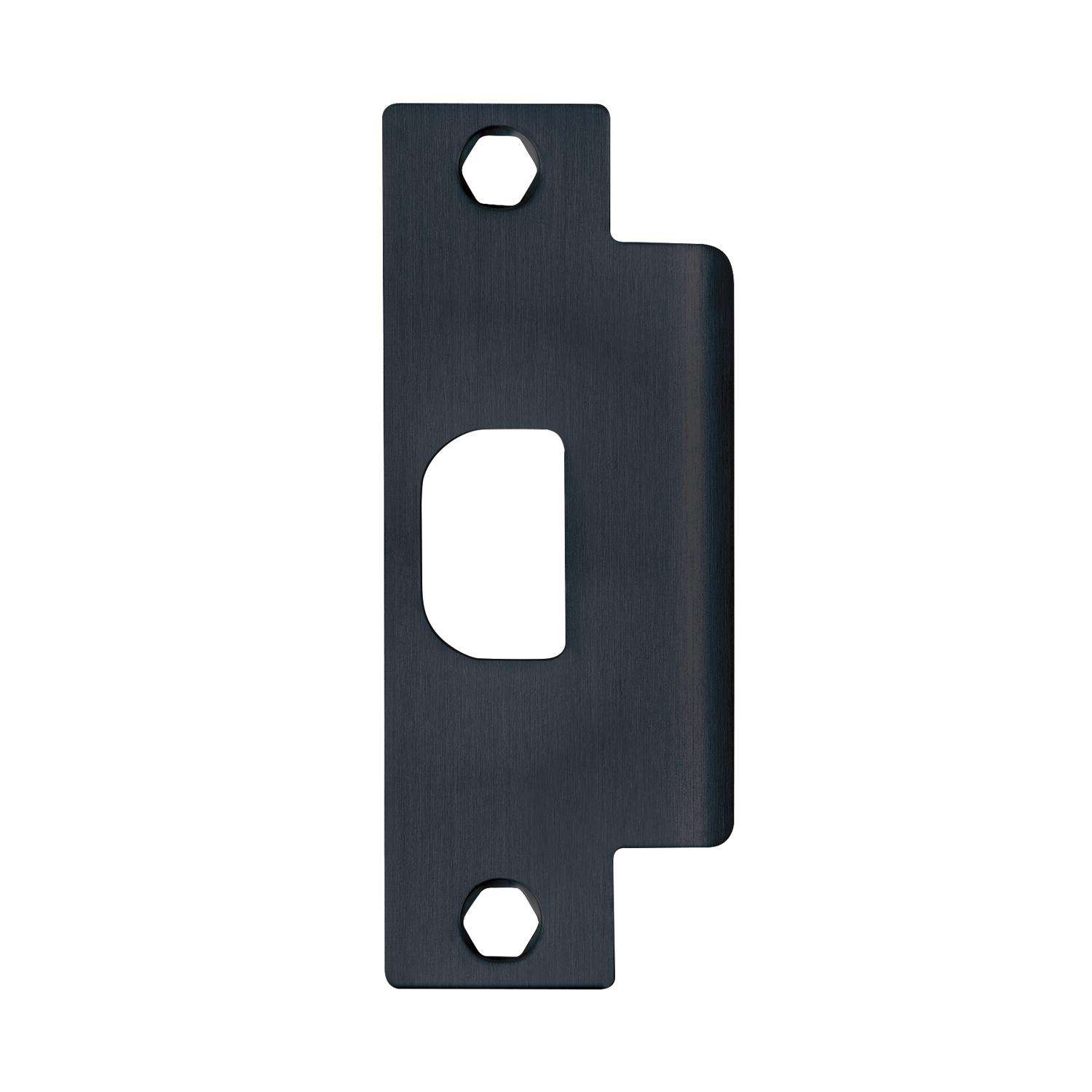 Tell Manufacturing Matte Black Steel Strike Plate 1 pk - Ace Hardware