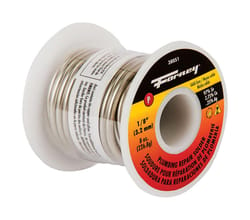 Forney 8 oz Lead-Free Plumbing Wire Solder 1/8 in. D Tin/Copper/Silver 1 pc