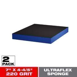 Diablo ULTRAflex 7 in. L X 4-4/5 in. W 220 Grit Ultra Fine Block Sanding Sponge