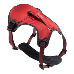 Jeep Off-Road Colorado Red Fabric Dog Harness Medium