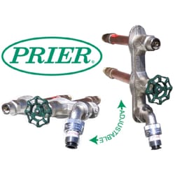 Prier 1/2 in. MPT X 1/2 in. Sweat Anti-Siphon Brass Freezeless Wall Hydrant