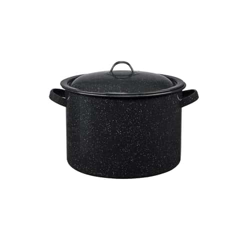 Granitestone 7 Quart Brushed Aluminum Stock Pot with Lid