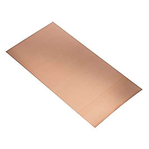 K&S 0.016 in. X 6 in. W X 12 in. L Copper Sheet Metal K&S 0.016 in. X 6 in. W X 12 in. L Copper Sheet Metal