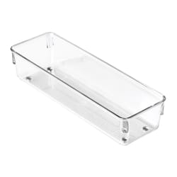 iDesign Linus 2 in. H X 3 in. W X 9 in. D Plastic Drawer Organizer